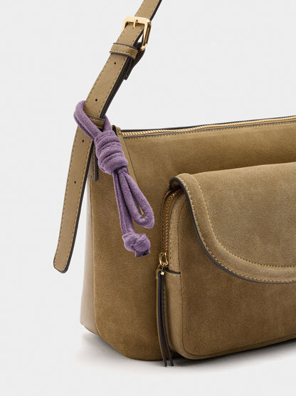 Shoulder Bag With Leather