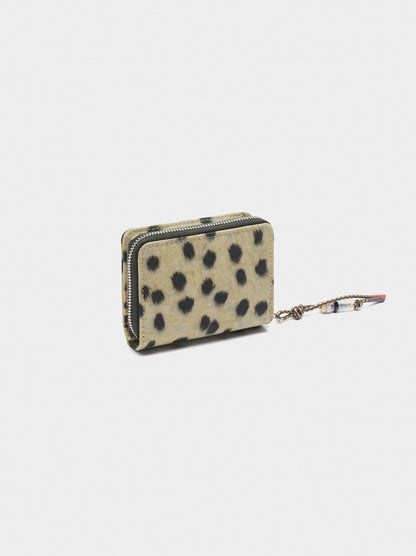 Animal Printed Nylon Wallet
