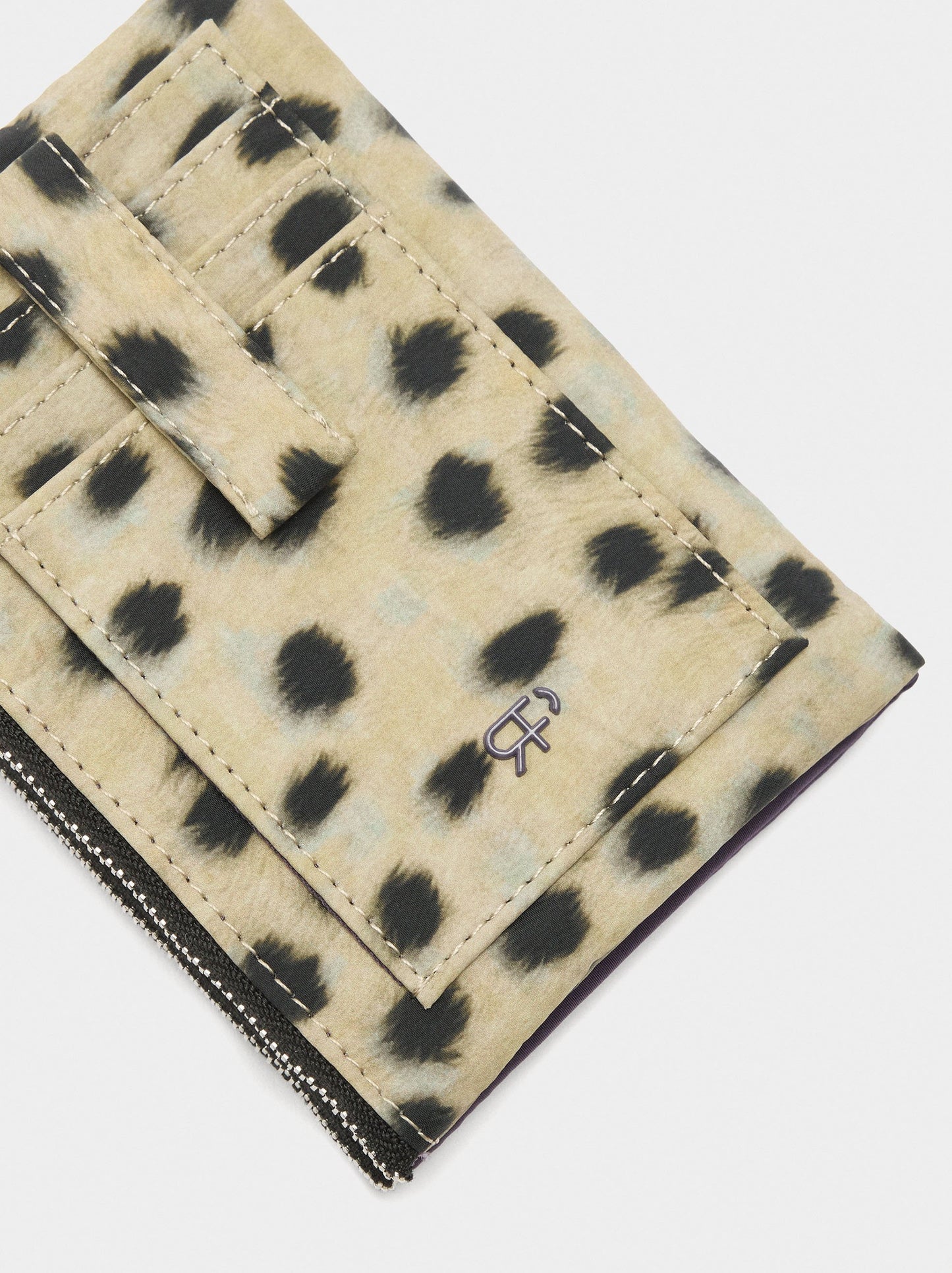 Printed Animal Nylon Card Holder