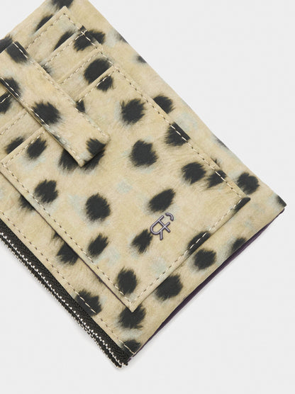 Printed Animal Nylon Card Holder