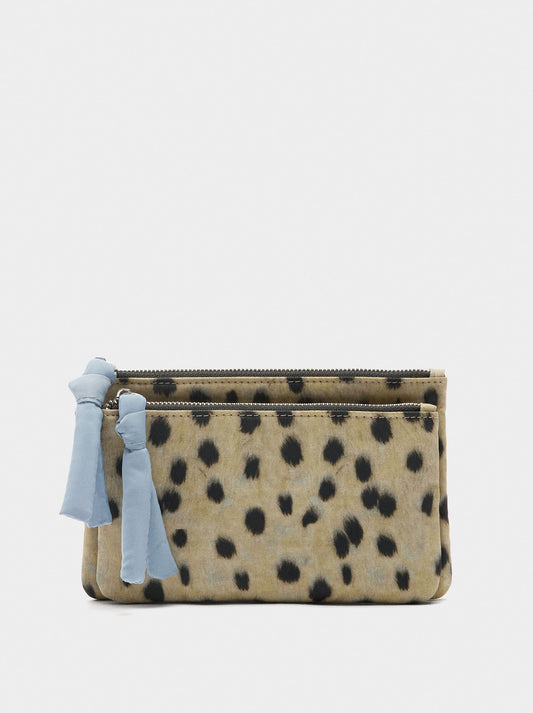 Animal Printed Nylon Multi-Purpose Pouch