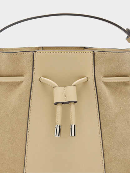 Bucket Bag With Leather S