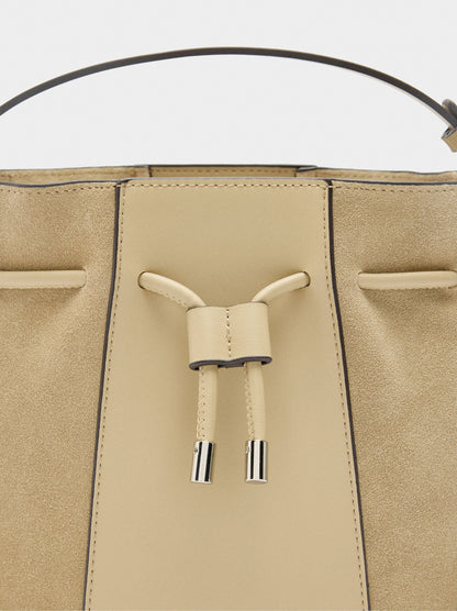 Bucket Bag With Leather S