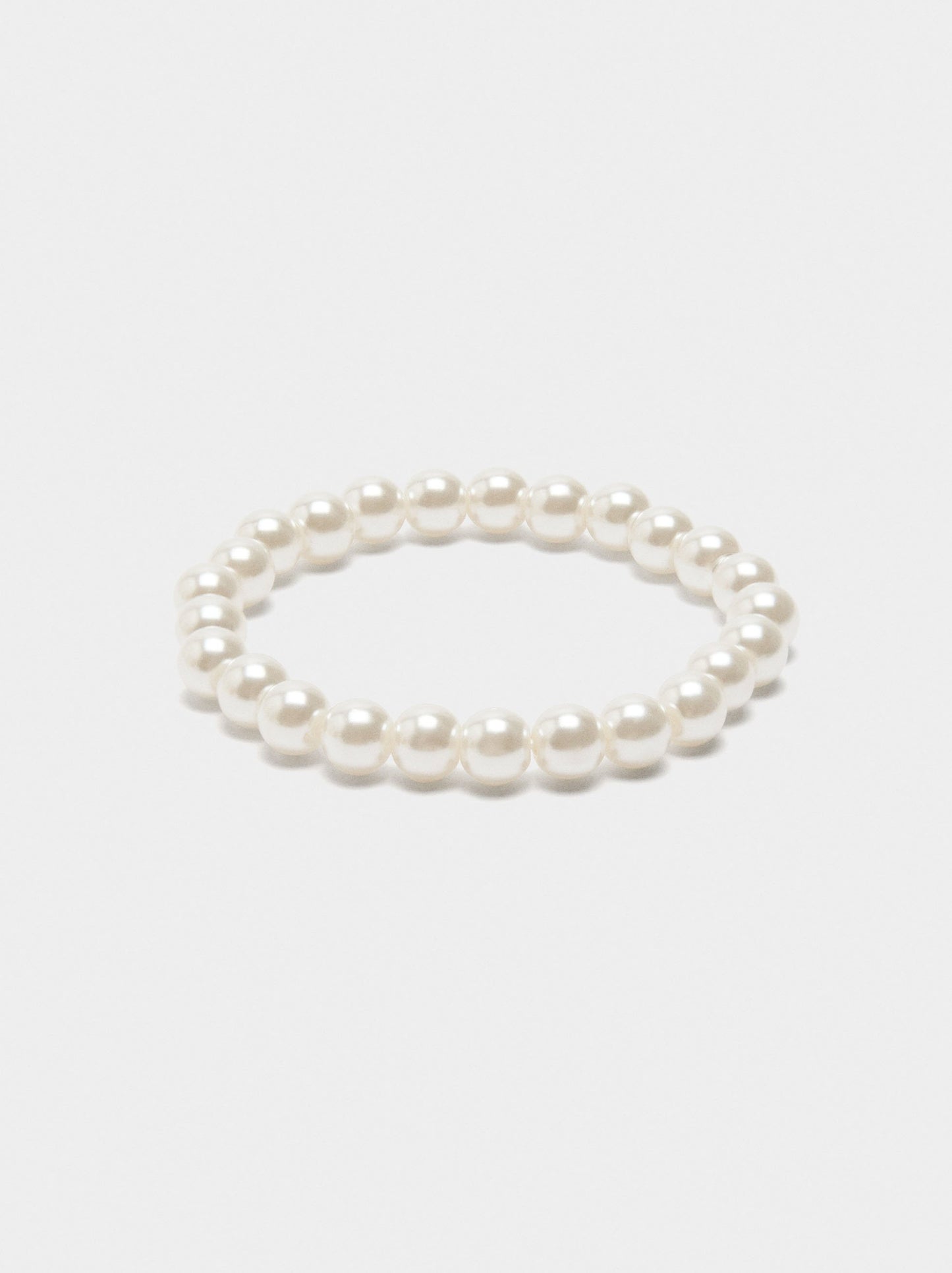 Elastic Bracelet Of Pearls