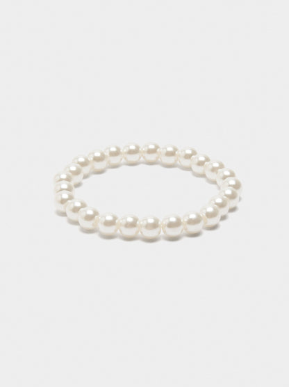 Elastic Bracelet Of Pearls