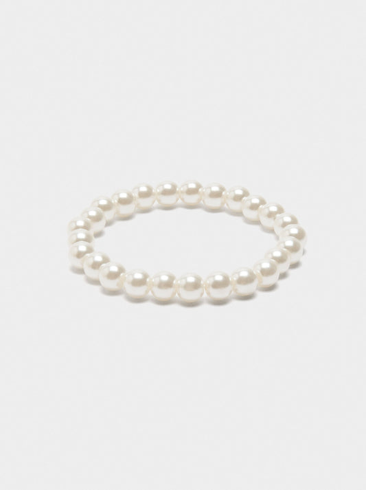 Elastic Bracelet Of Pearls