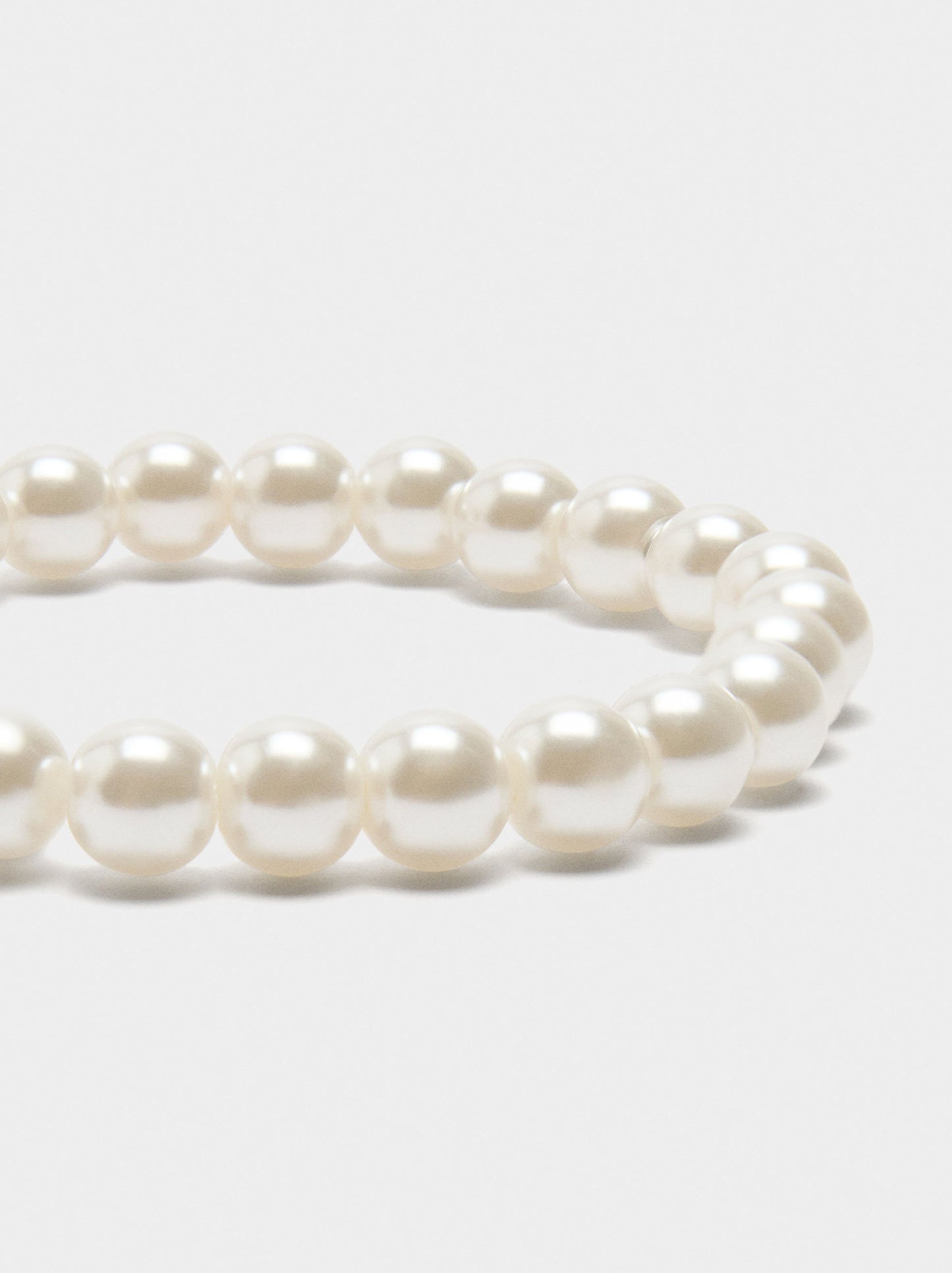 Elastic Bracelet Of Pearls
