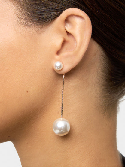 Long Earrings With Pearls