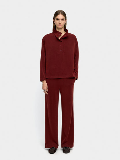 Sweatshirt With Buttons Soft Touch