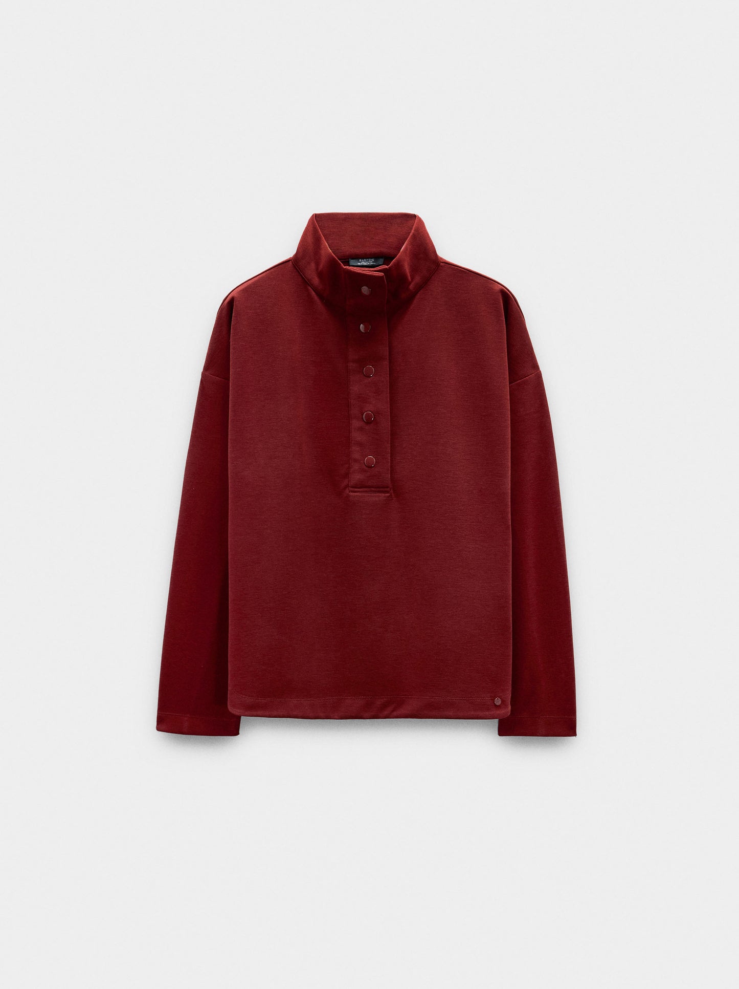 Sweatshirt With Buttons Soft Touch