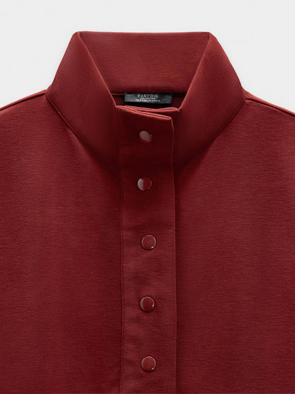 Sweatshirt With Buttons Soft Touch
