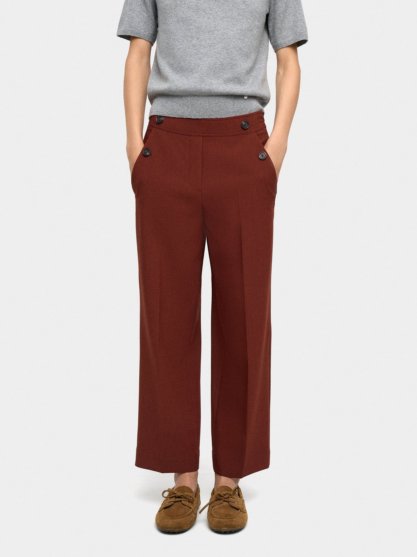 Fluid Trousers With Pockets