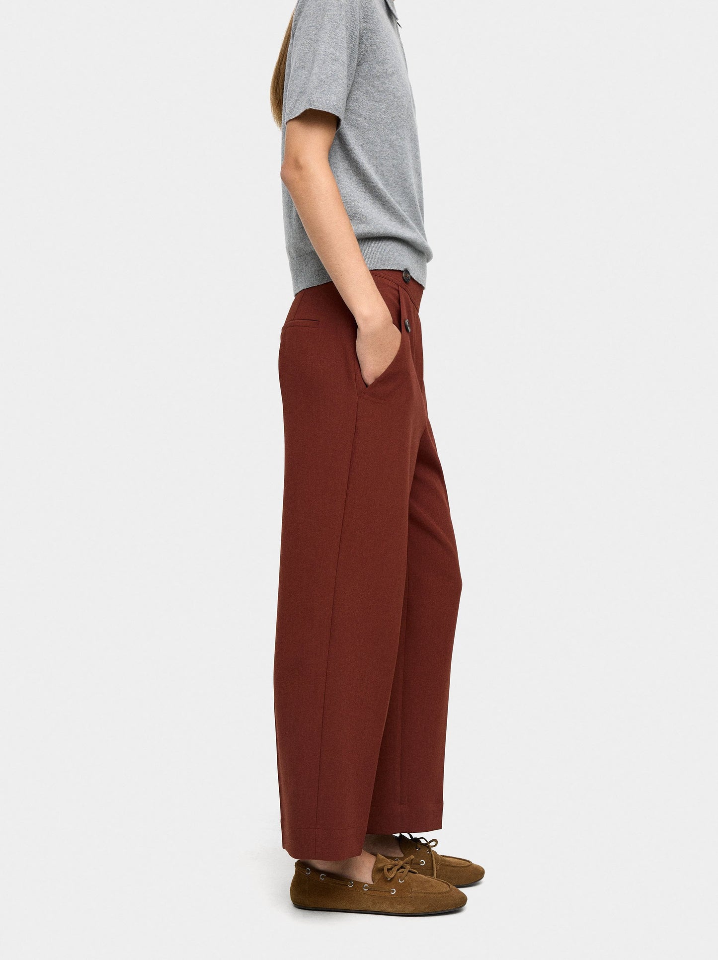 Fluid Trousers With Pockets