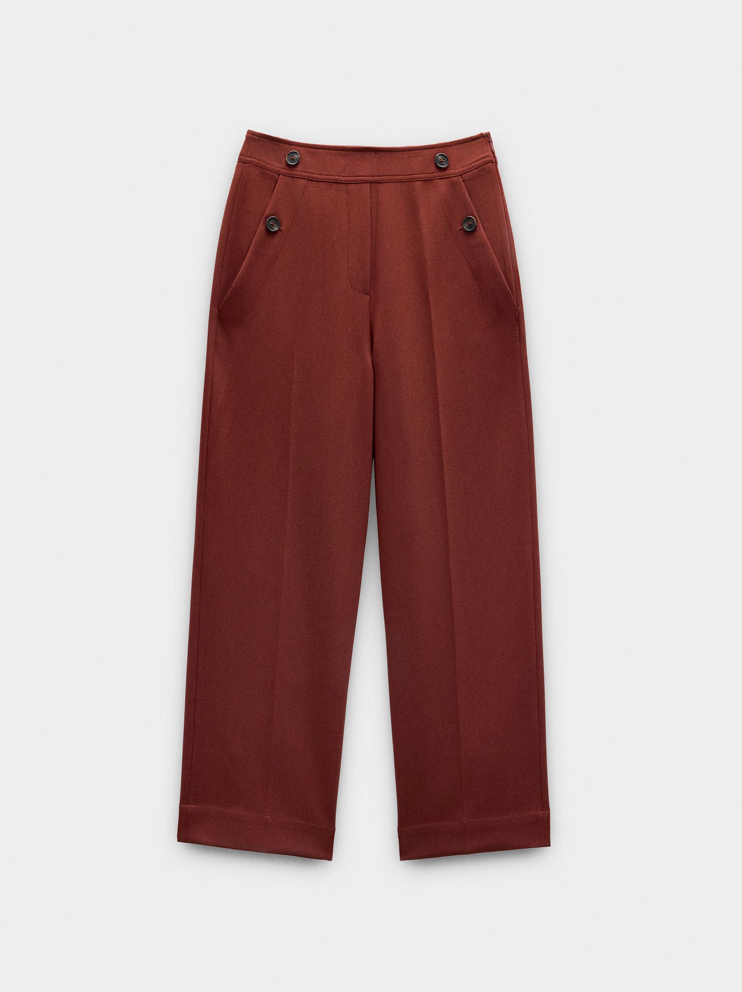 Fluid Trousers With Pockets