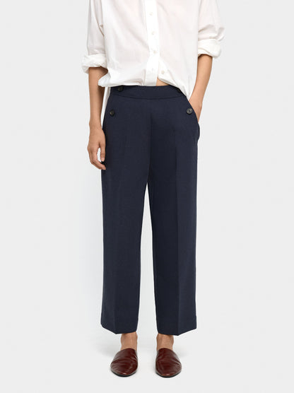 Fluid Trousers With Pockets