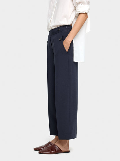 Fluid Trousers With Pockets