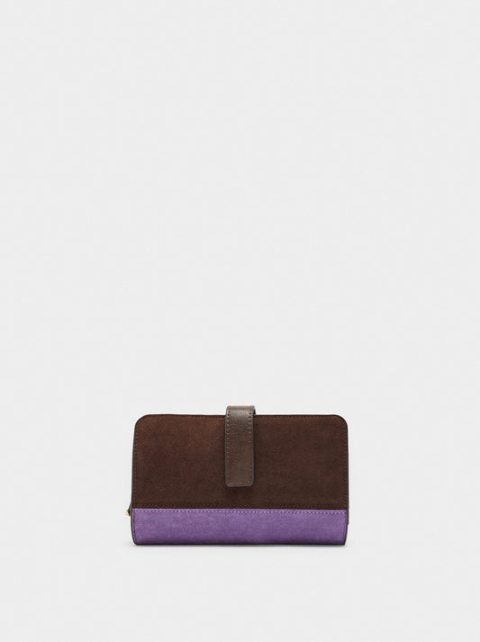 Wallet With Contrast Leather