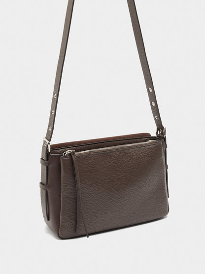 Crossbody Bag With Leather Details