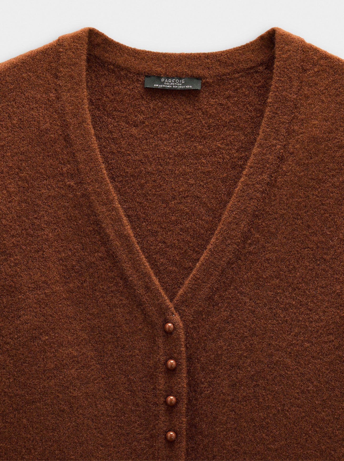 V-Neck Knit Cardigan