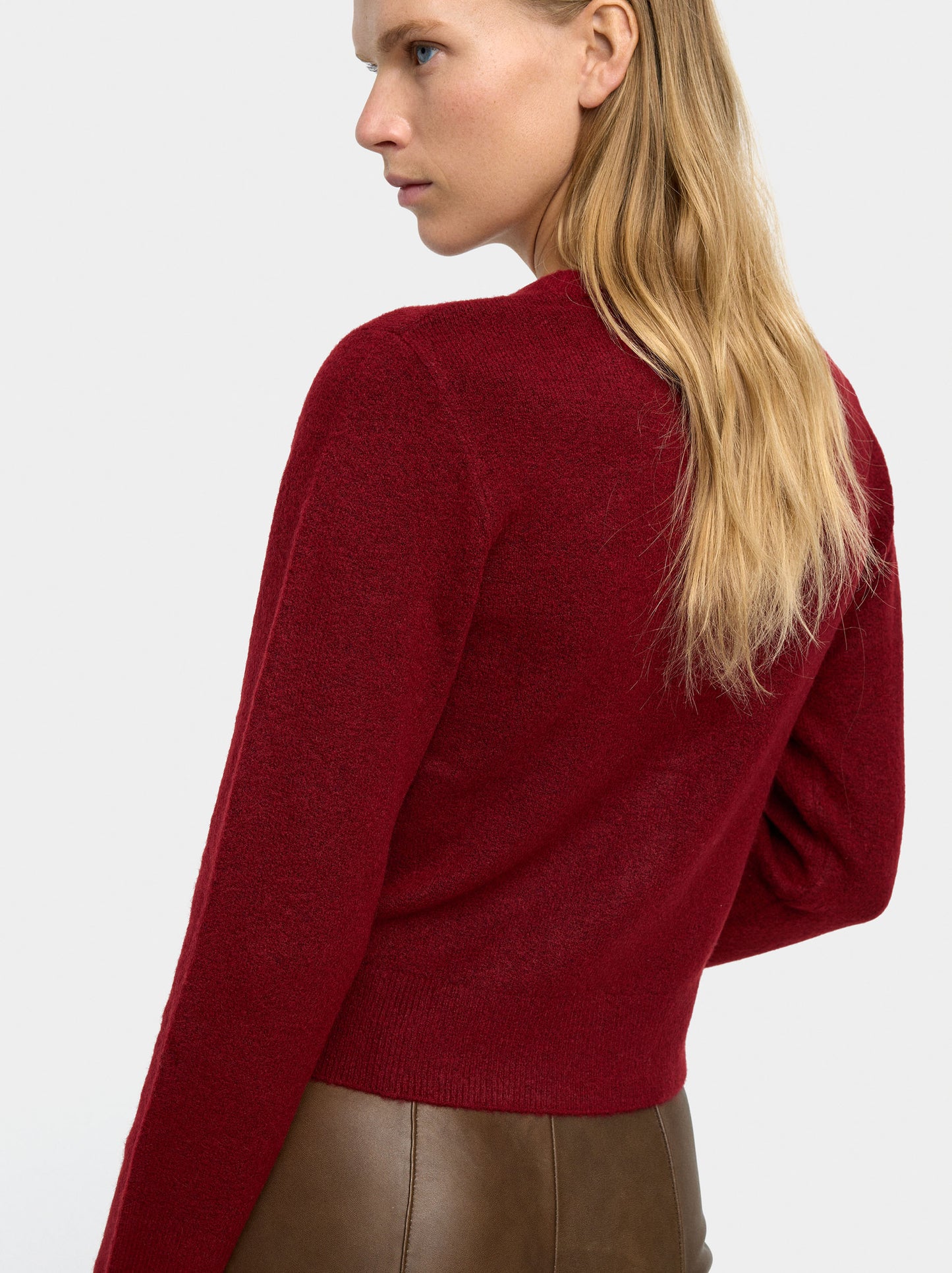 V-Neck Knit Cardigan