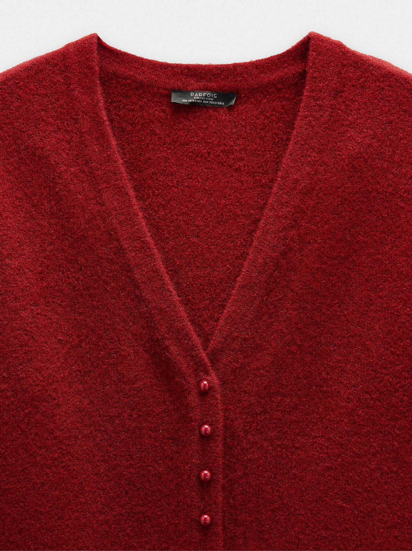 V-Neck Knit Cardigan