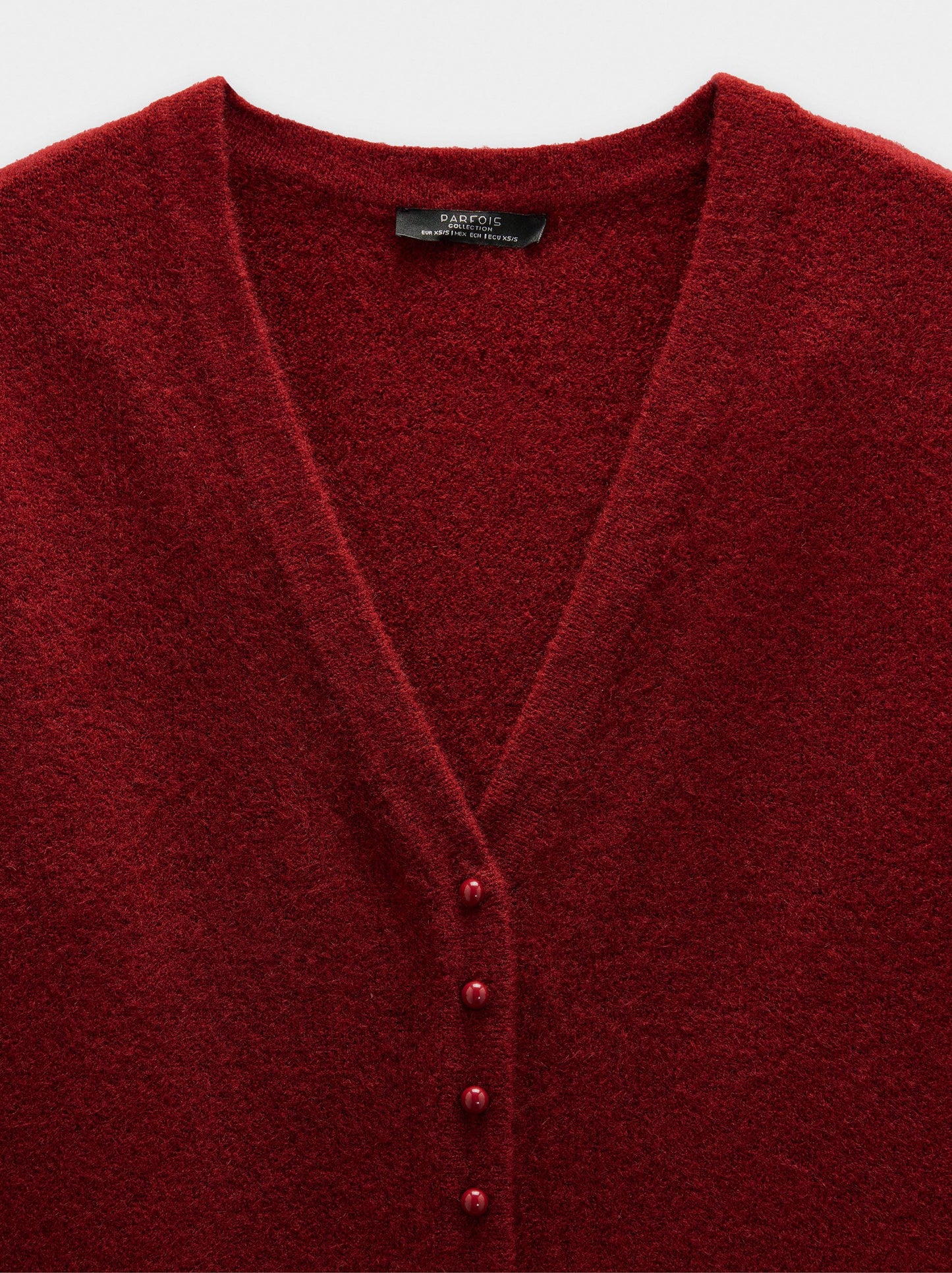 V-Neck Knit Cardigan