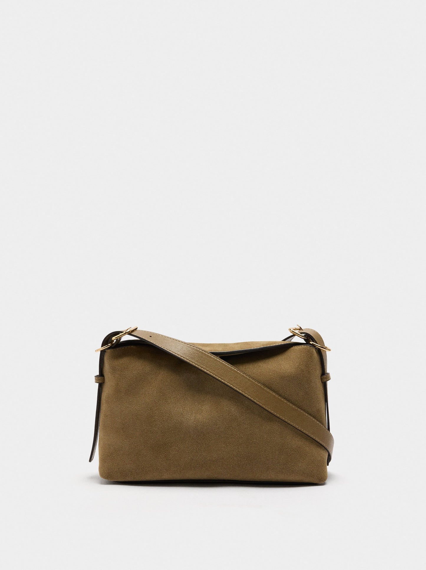 Crossbody Bag With Leather Details
