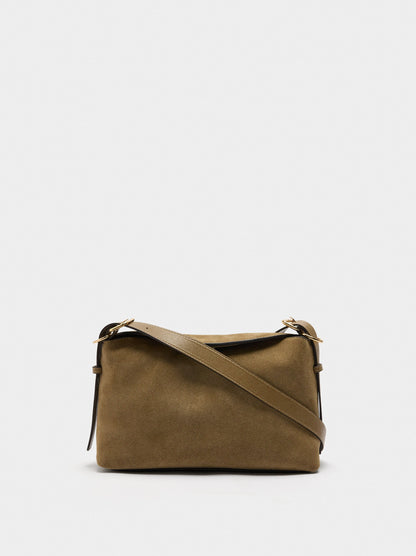 Crossbody Bag With Leather Details