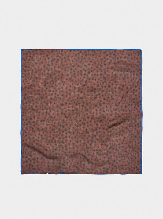 Square Scarf With Silk Blend