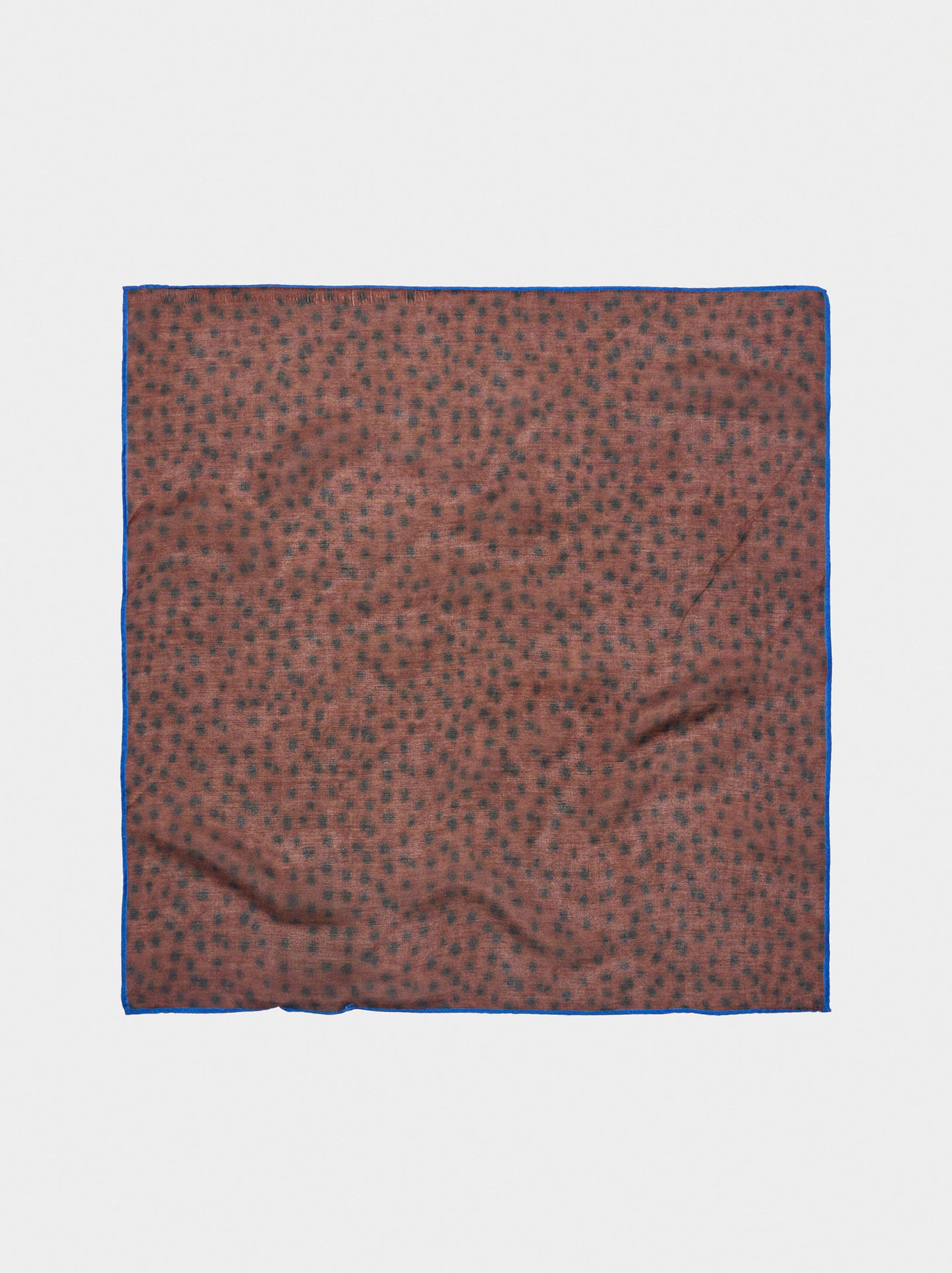 Square Scarf With Silk Blend