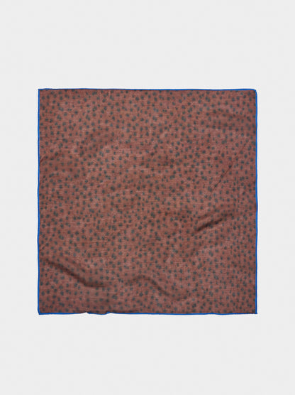 Square Scarf With Silk Blend