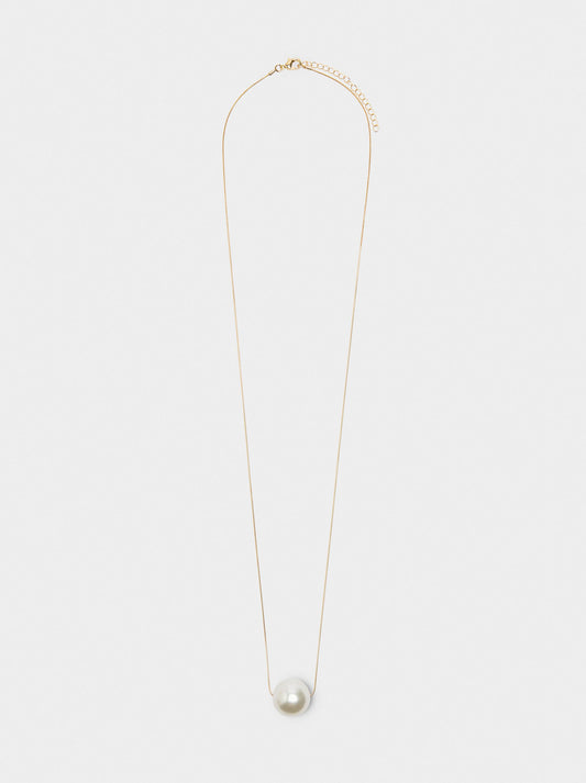 Long Necklace With Pearl