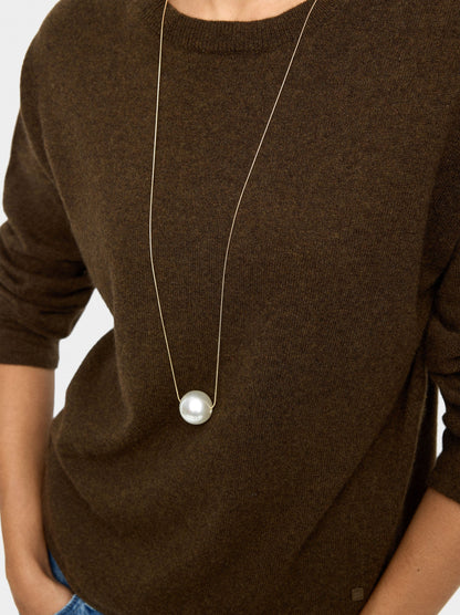 Long Necklace With Pearl