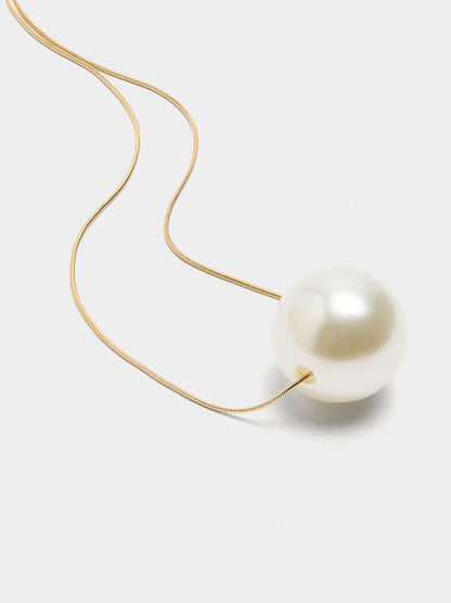 Long Necklace With Pearl