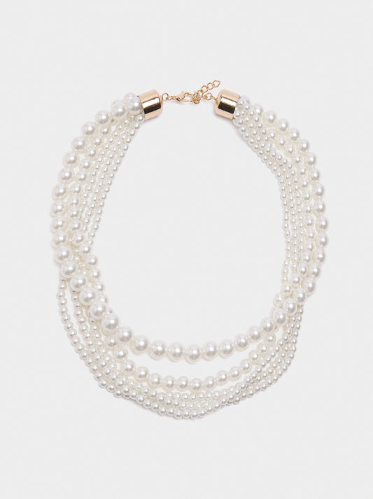 Multi-Collar With Pearls