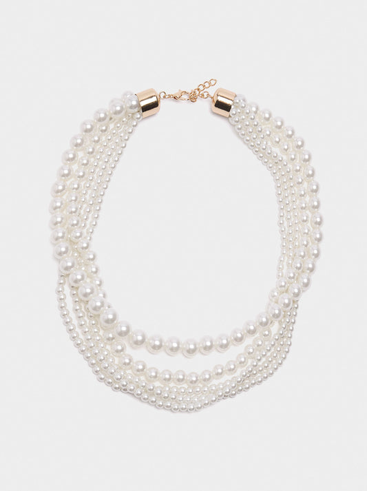 Multi-Collar With Pearls