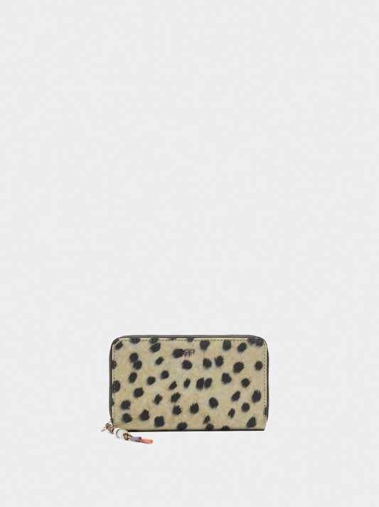 Wallet In Animal Printed Nylon