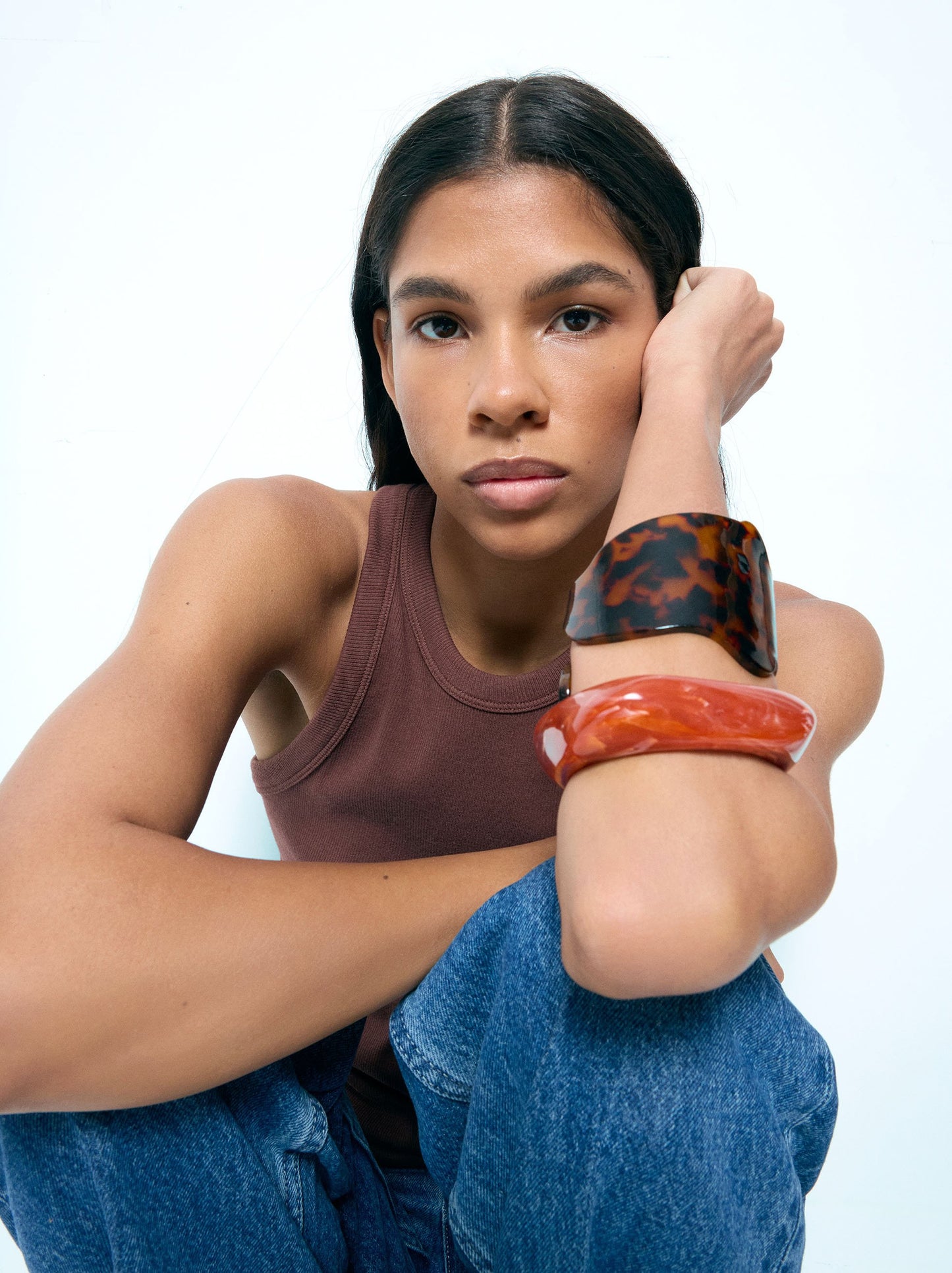 Maxi Bracelet Tiger Tortoiseshell Effect