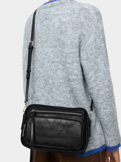 Crossbody Bag With Aged Effect