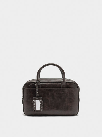 Bowling Bag With Aged Effect