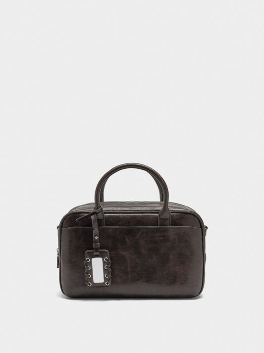 Bowling Bag With Aged Effect