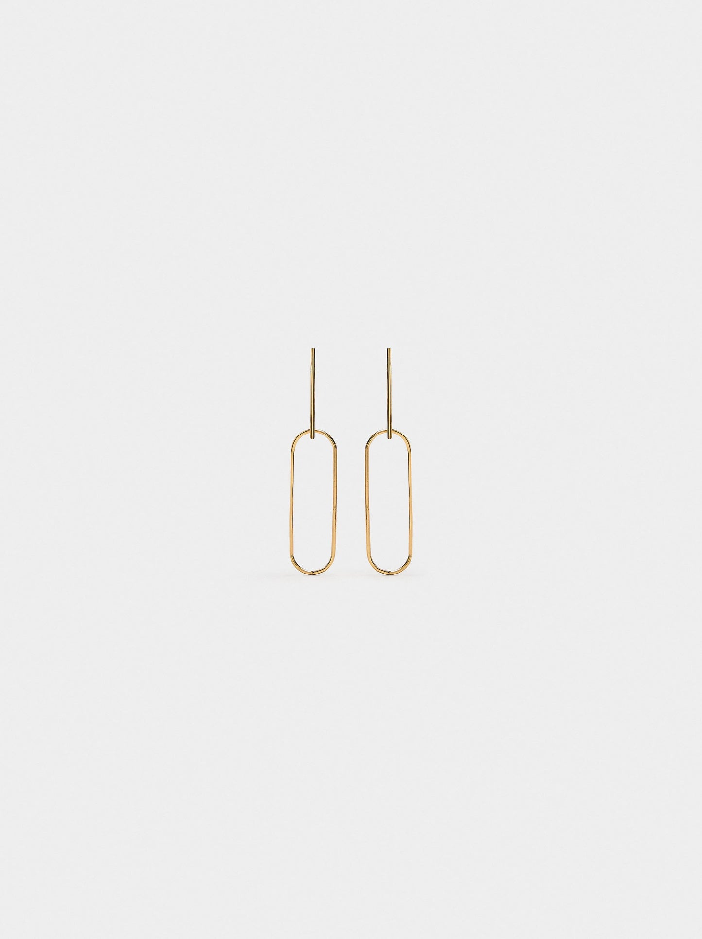 Earrings With Elongated Hoop Bar