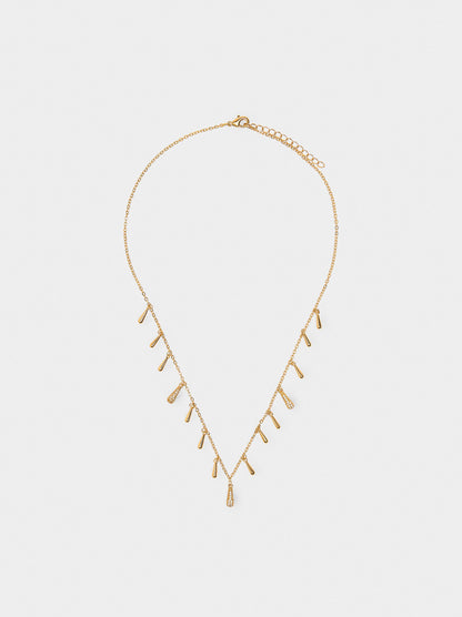 Tear Necklace With Zirconia