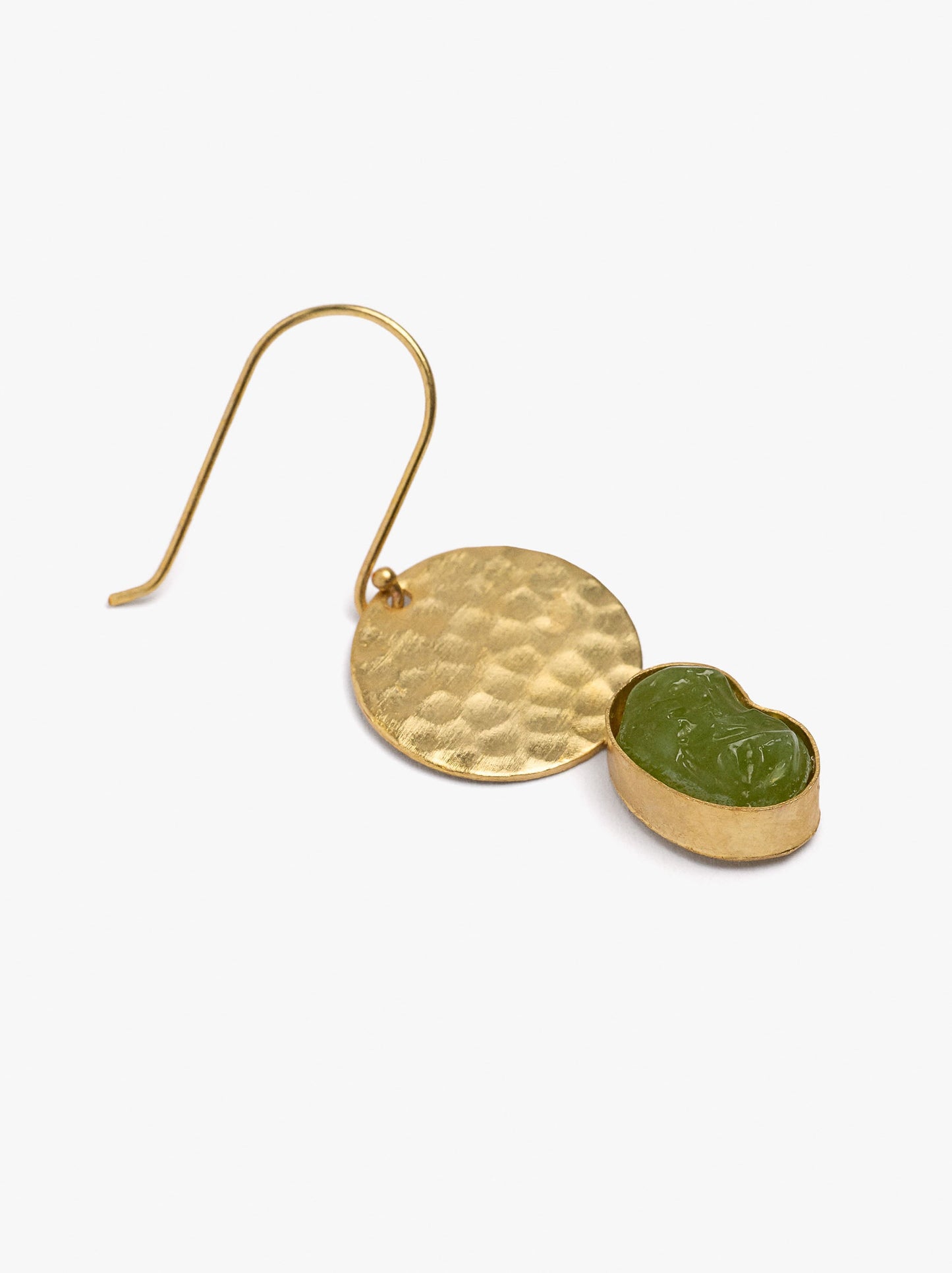 Round Earrings With Stones