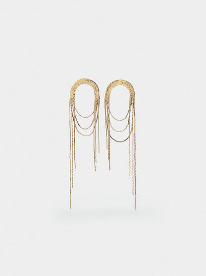 Long Cascading Earrings