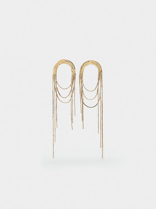 Long Cascading Earrings