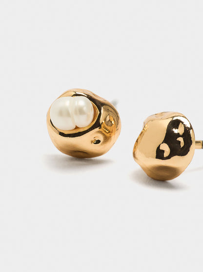 Set Of Earrings With Freshwater Pearls