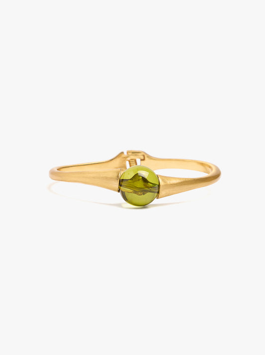 Rigid Bracelet With Stone Effect