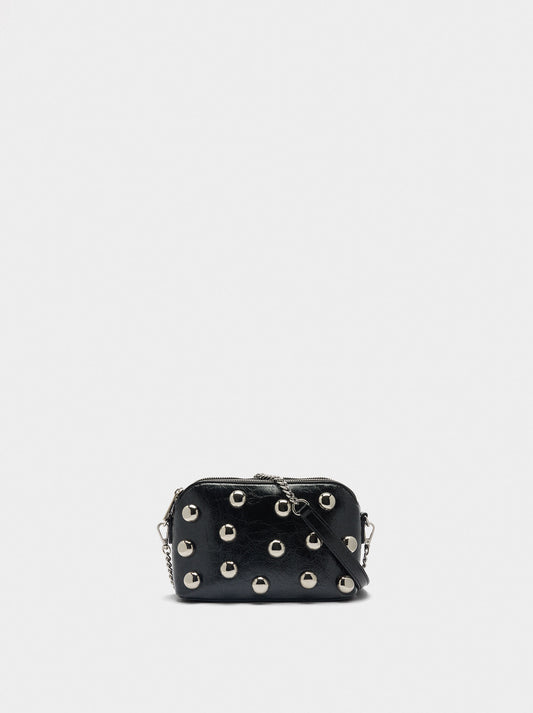 Crossbody Bag With Metallic Spheres