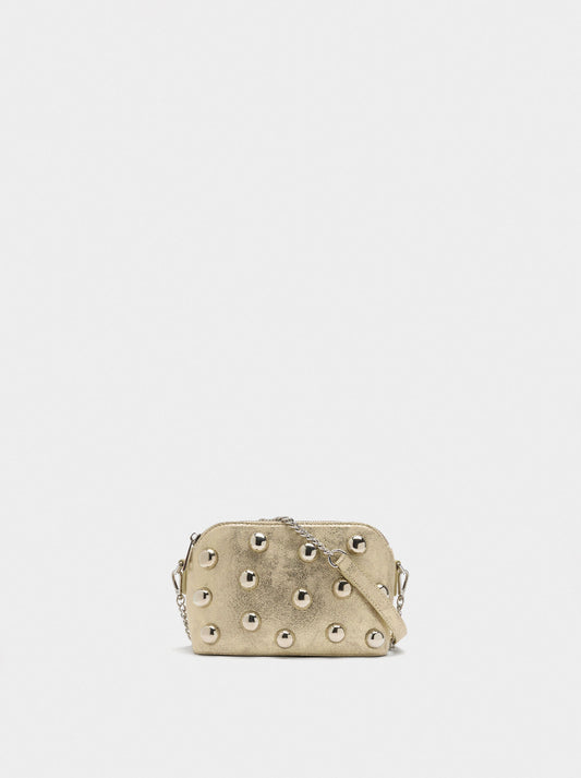Crossbody Bag With Metallic Spheres
